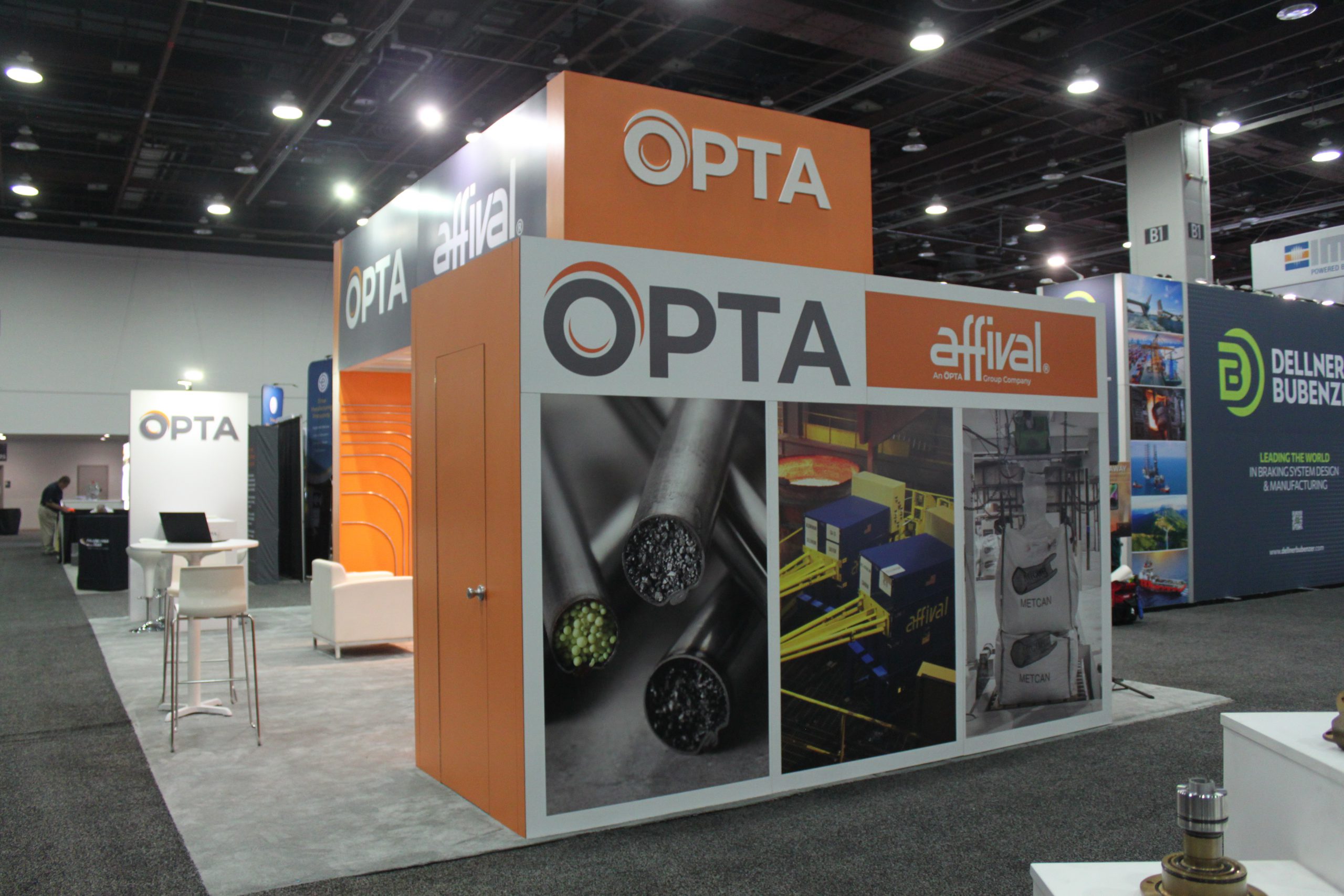 Stand de OPTA en ASITech