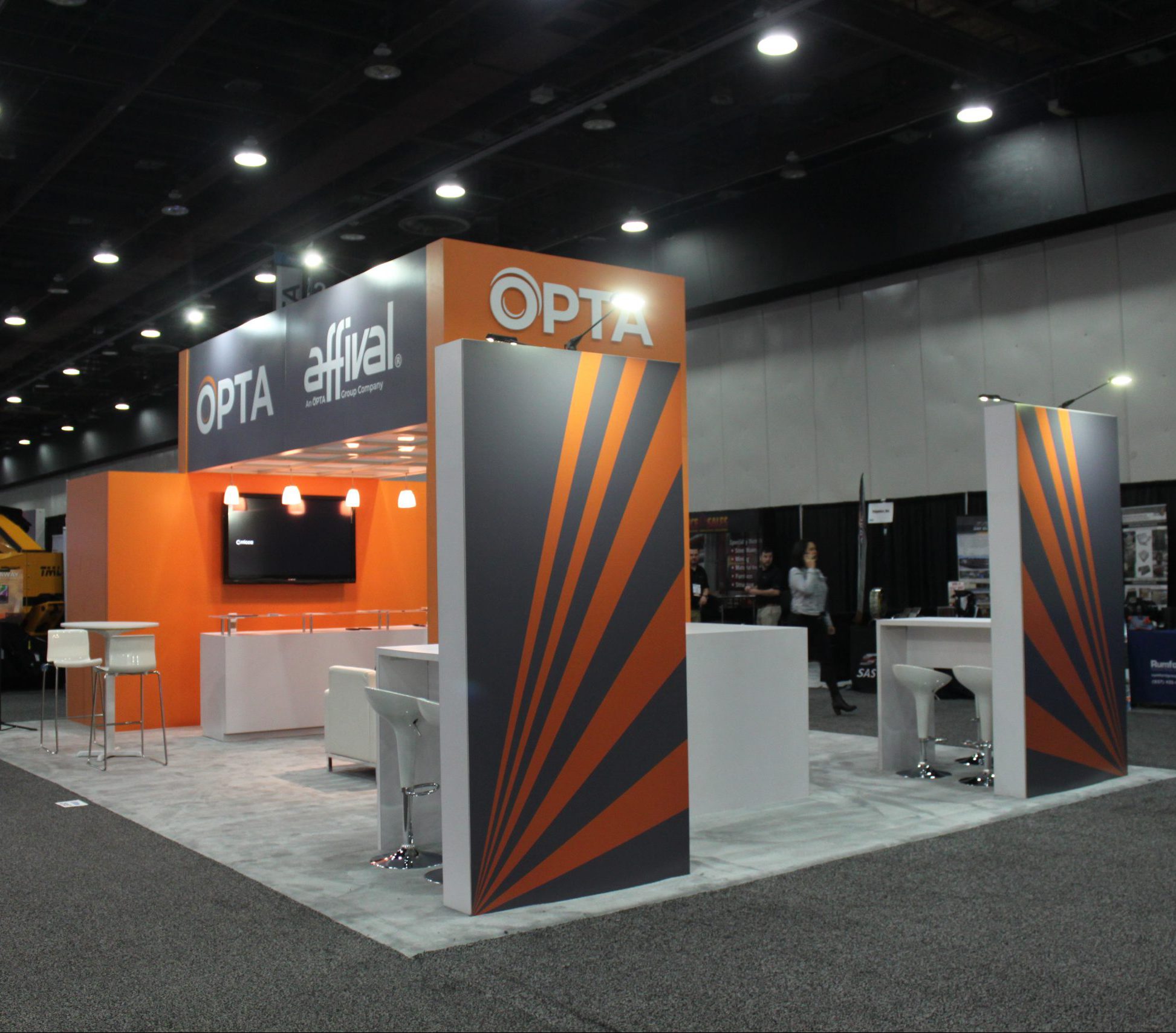 OPTA booth at ASITech